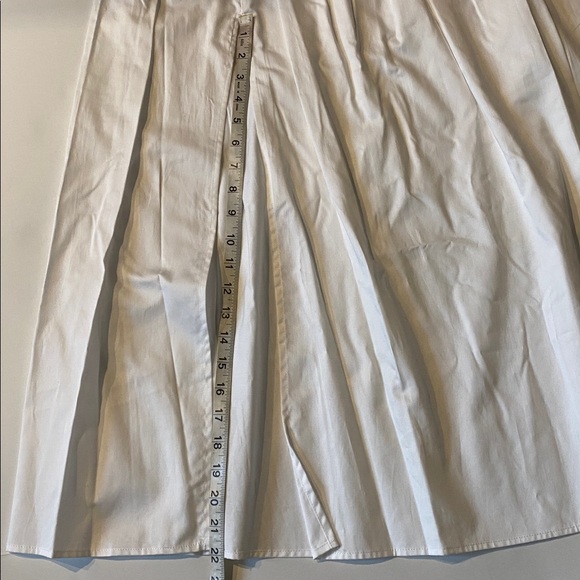 Wild Fable SZ Medium White Long Smocked Waist Flare Skirt New D30(e) - Picture 7 of 14